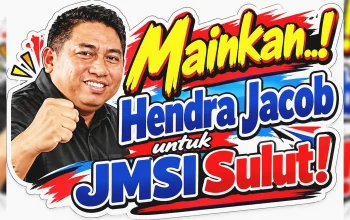 Hendra Jacob untuk JMSI Sulut. (Foto: Istimewa)